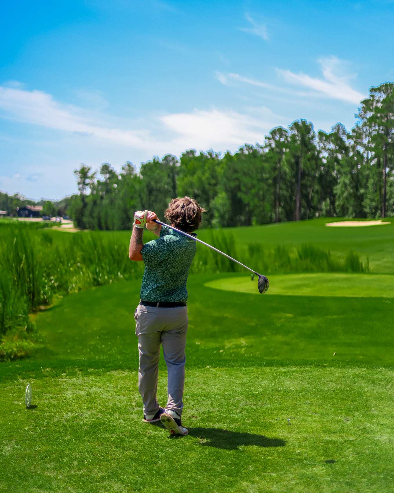 Players out on the course